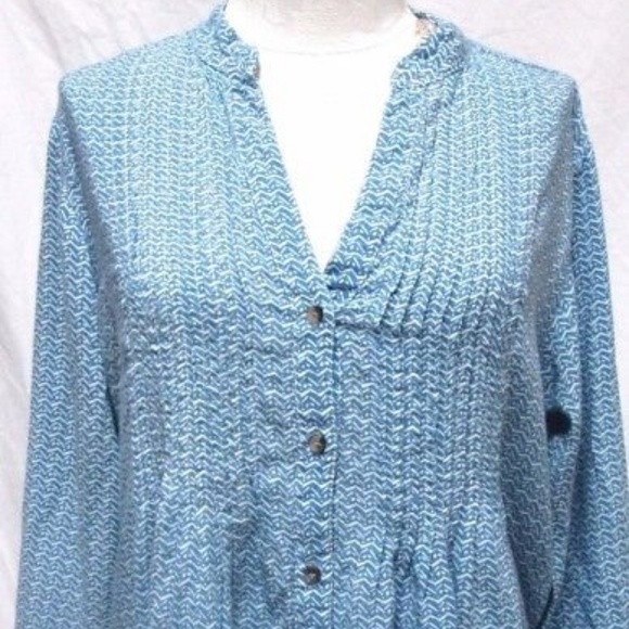 rock paper flower tops tunic top blouse size sz medium poshmark rock paper flower tunic
